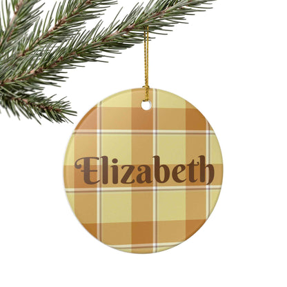Personalized Ceramic Ornament, Custom Holiday Decoration, Home Decor, Gift for Her, Christmas Decoration, Personalized Gifts