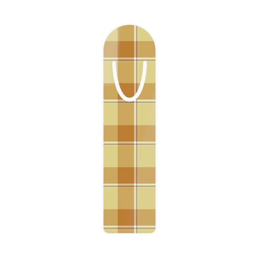 Stylish Plaid Bookmark – Perfect for Book Lovers, Reading Gifts, Literary Decor, Cozy Home Essentials, Personalized Bookmarks