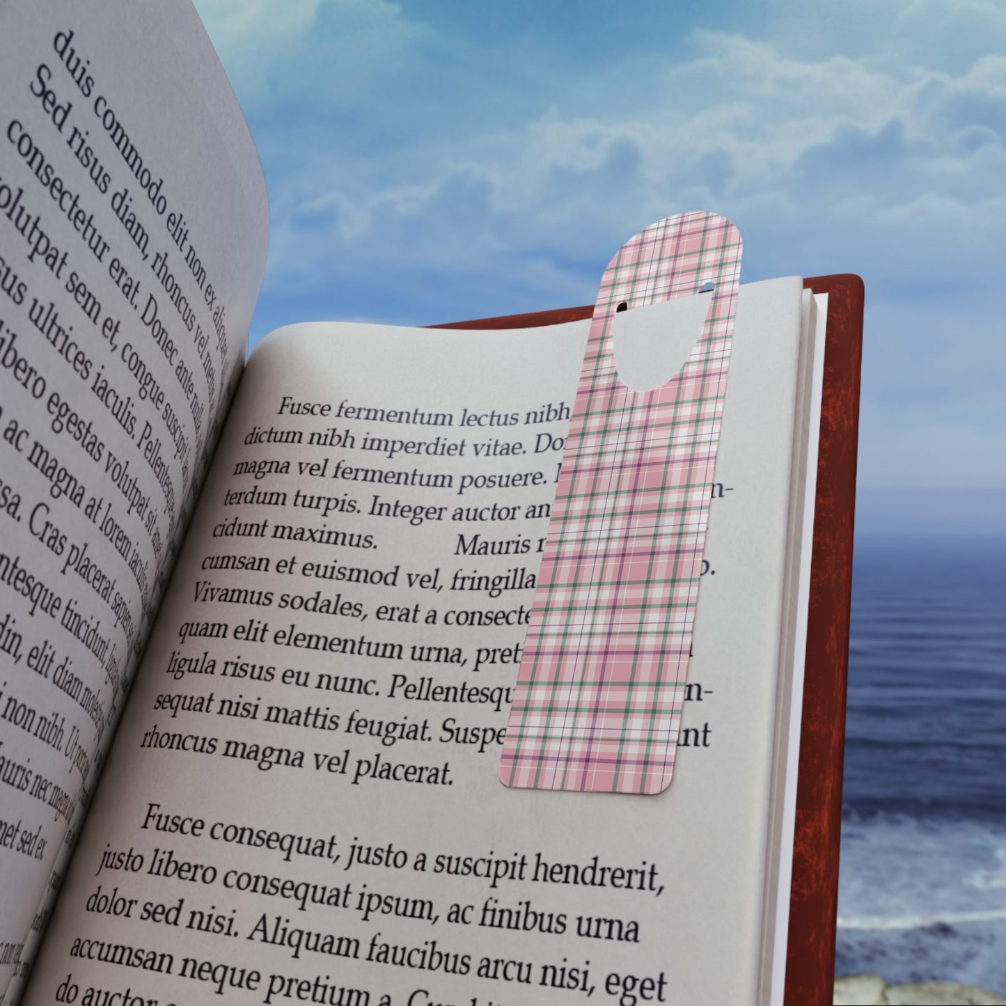 Chic Plaid Bookmark - Perfect for Book Lovers, Students, or Gifts, Cute Reading Accessory for Holidays, Journaling Must-Have, Home [...] - Celtic Scents