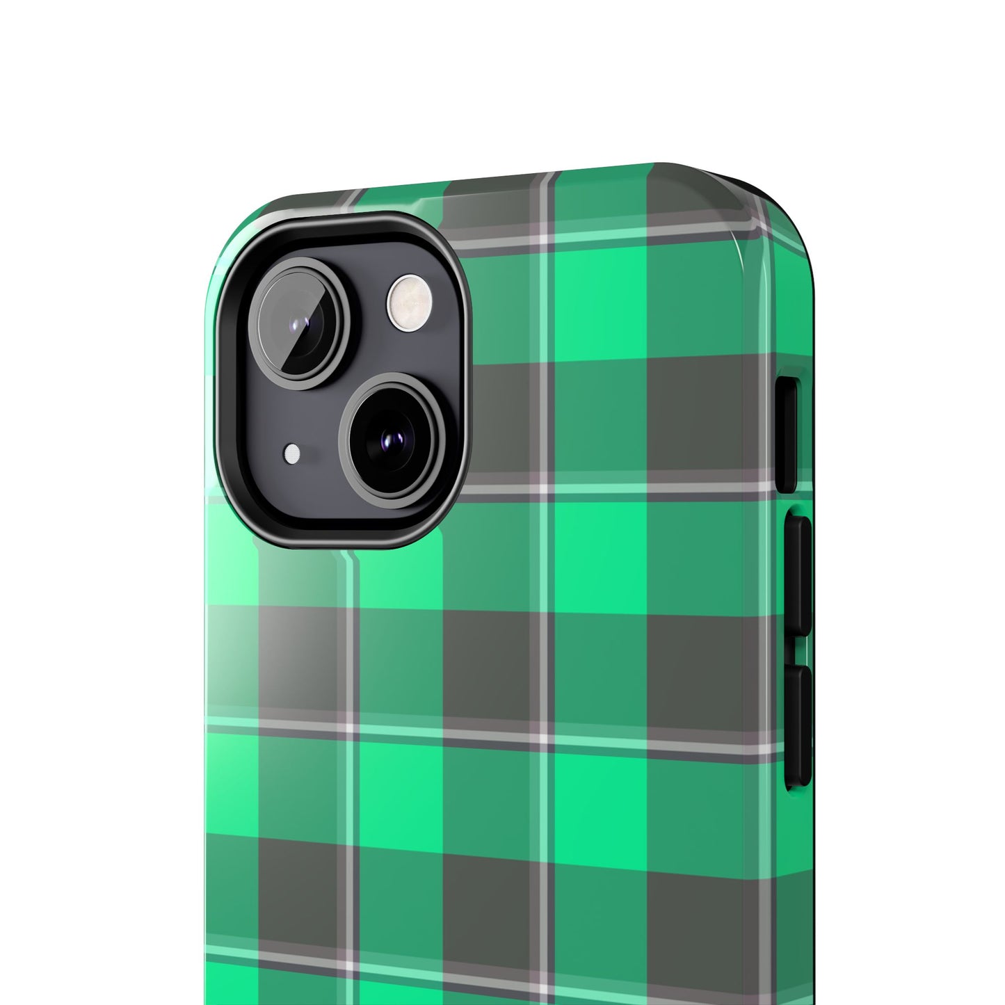 Personalized Plaid Tough Phone Case, Custom Phone Cover, Gifts for Her, Unique Cell Phone Case, Trendy Accessories, Holiday Gifts - Celtic Scents