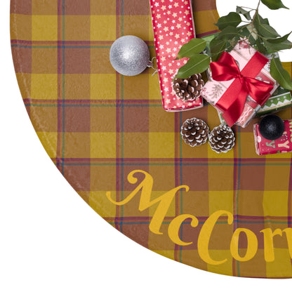 Rustic Christmas Tree Skirt - Personalized Plaid Holiday Decor, Festive Home Accessory, Christmas Gift, Winter Celebration - Celtic Scents