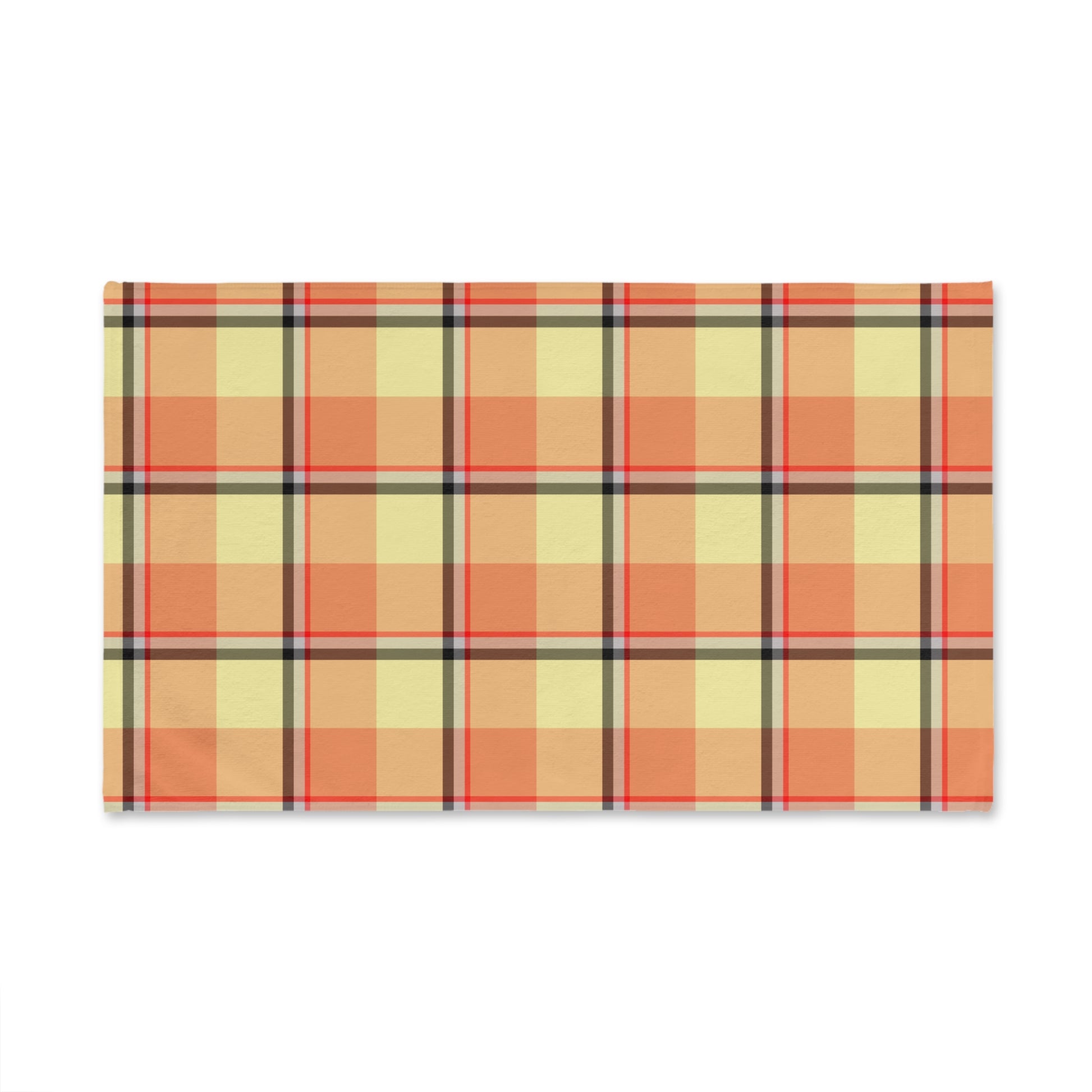 Cozy Farmhouse Hand Towel, Kitchen Decor, Rustic Home, Autumn Vibes, Plaid Towel - Celtic Scents