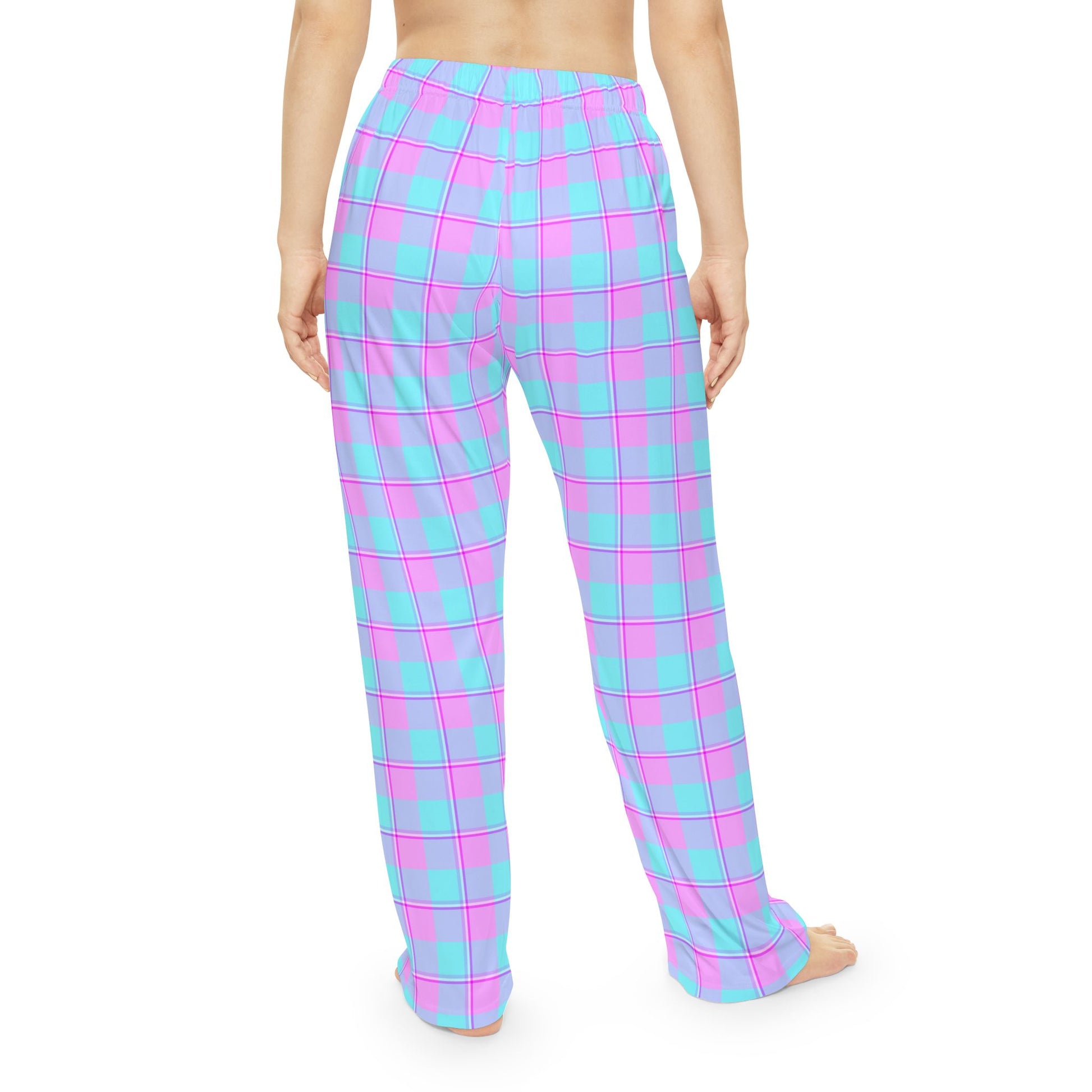 Vibrant Plaid Women's Pajama Pants, Cozy Loungewear for Sleep, Sleepover, Gifting, Travel, Weekend Relaxation - Celtic Scents