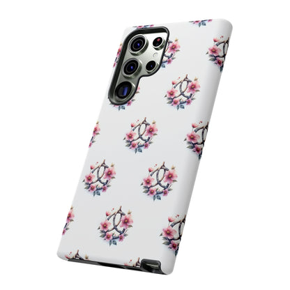 Floral Phone Case, Tough Phone Cover, Cute Protection for Mobile, Gift for Her, Celtic Knot Floral Pattern Case