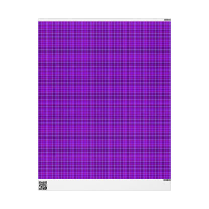 Purple Plaid Wrapping Paper - Gift Wrap for Any Occasion, Birthday, Holiday, Party Decor, Crafting, DIY Projects - Celtic Scents