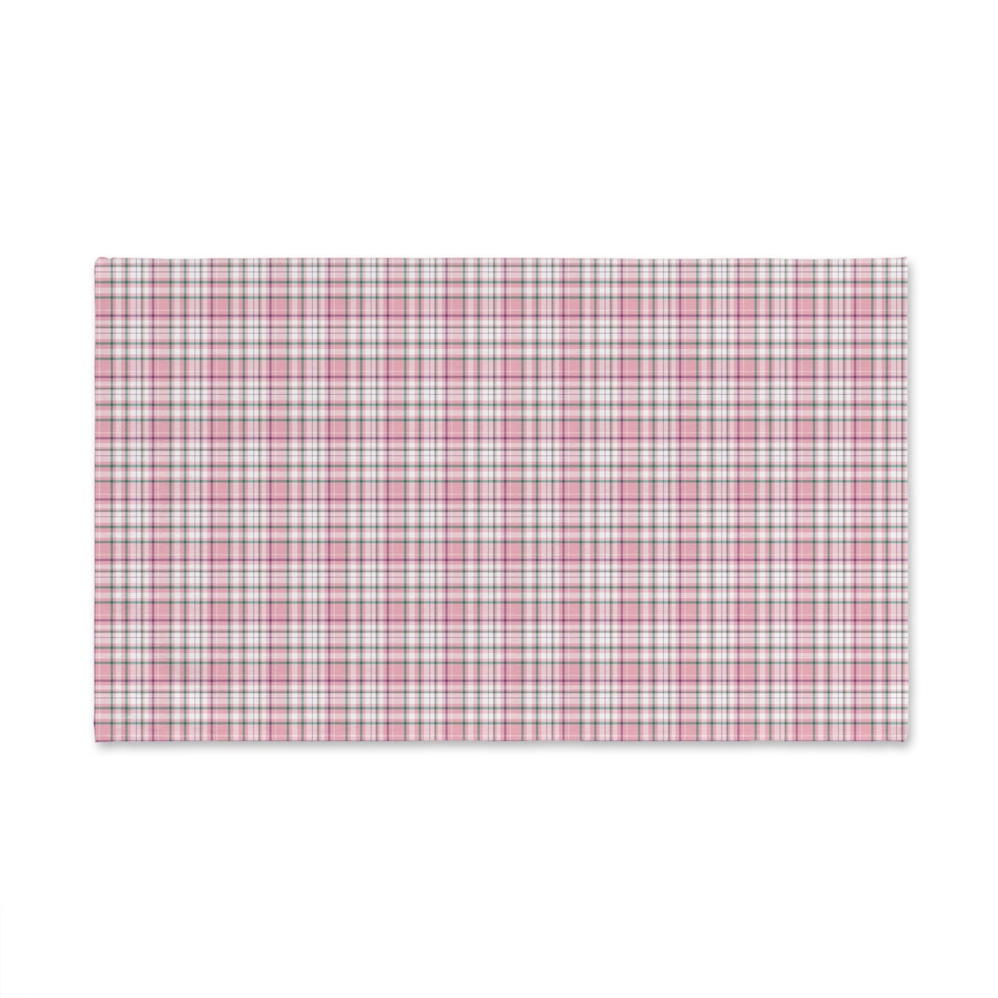 Chic Pink Plaid Hand Towel, Decorative Kitchen Towel, Farmhouse Decor, Gift for Her, Bath Towel, Home Essentials
