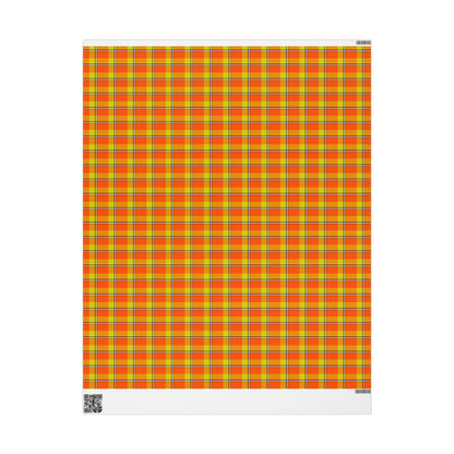 Autumn Plaid Wrapping Paper Roll for All Occasions, Gift Wrap for Birthdays, Holidays, and Special Events - Celtic Scents