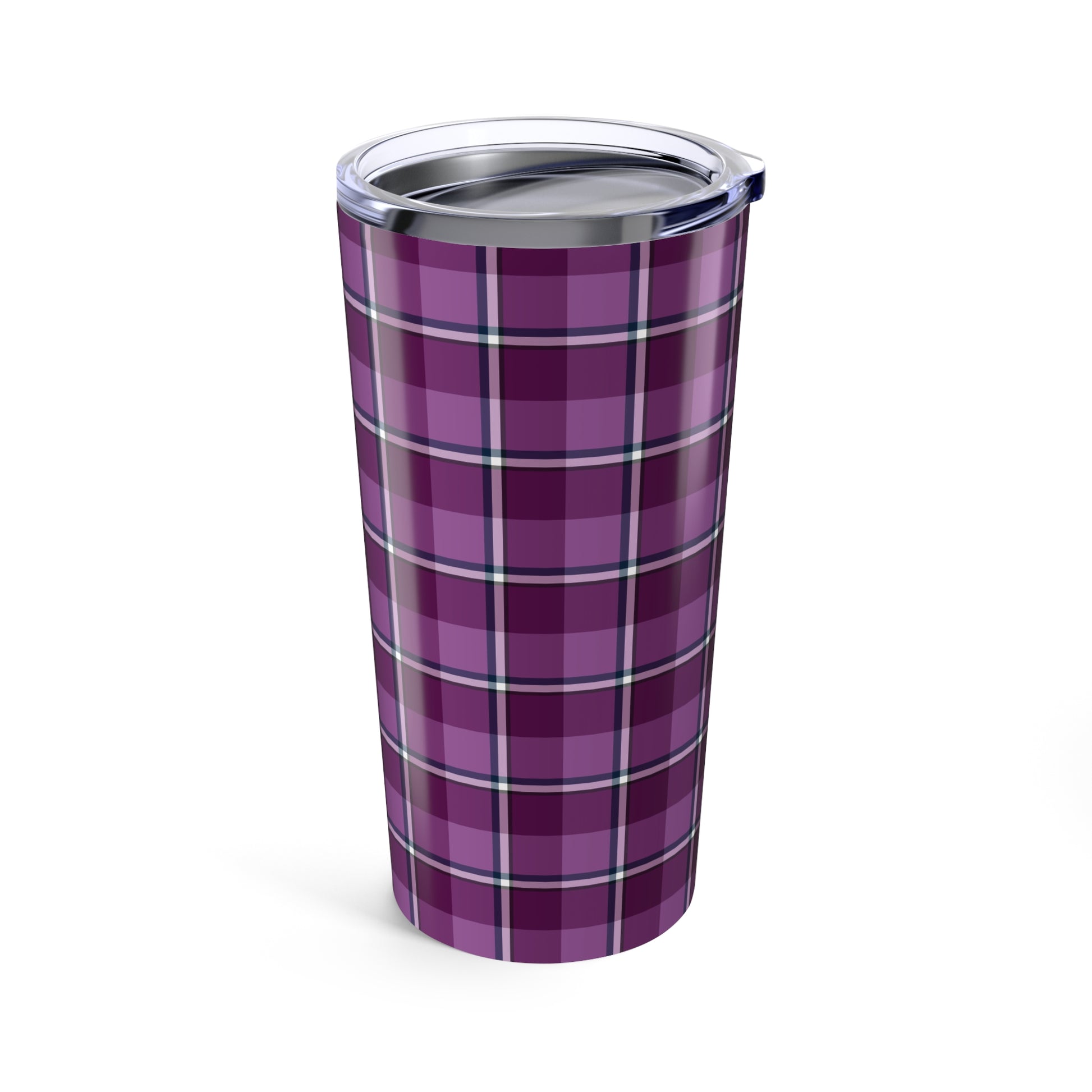 Cozy Plaid Tumbler 20oz, Travel Mug, Gift for Her, Coffee Cup, Fall Decor, Home Essentials - Celtic Scents