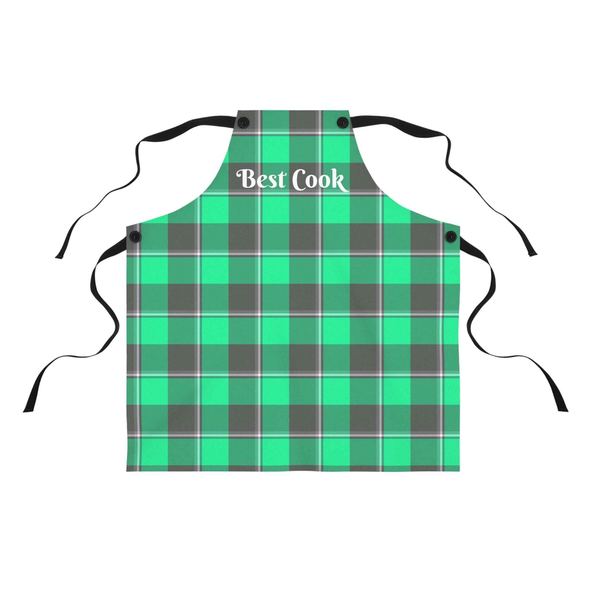 Personalized Apron , Plaid Design for Chefs, Cooking Gifts, Kitchen Apparel, Fun Cooking Accessories, Holiday Entertaining