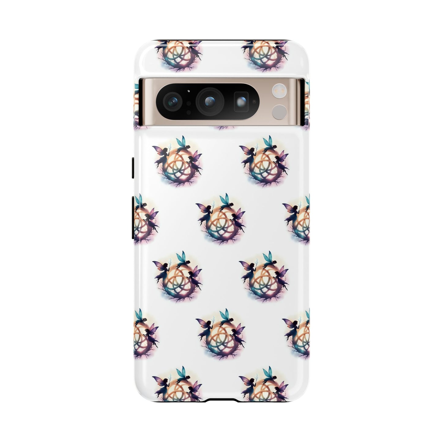 Tough Cases - Celtic Fairies Phone Case, Colorful Phone Cover, Fairy Lover Gift, Trendy Smartphone Accessory