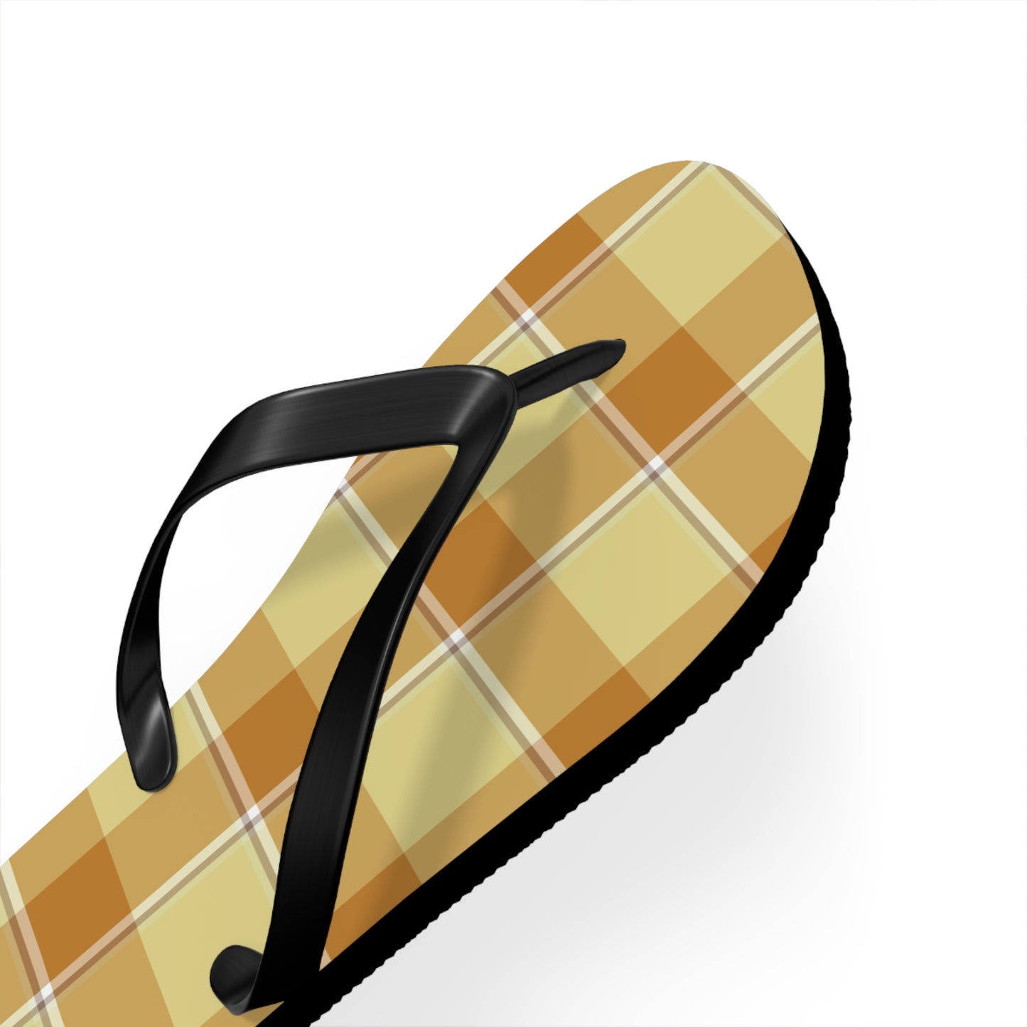 Stylish Plaid Flip Flops | Summer Beach Footwear, Pool Slide Sandals, Vacation Essentials, Casual Summer Fashion, Gift for Him/Her - Celtic Scents