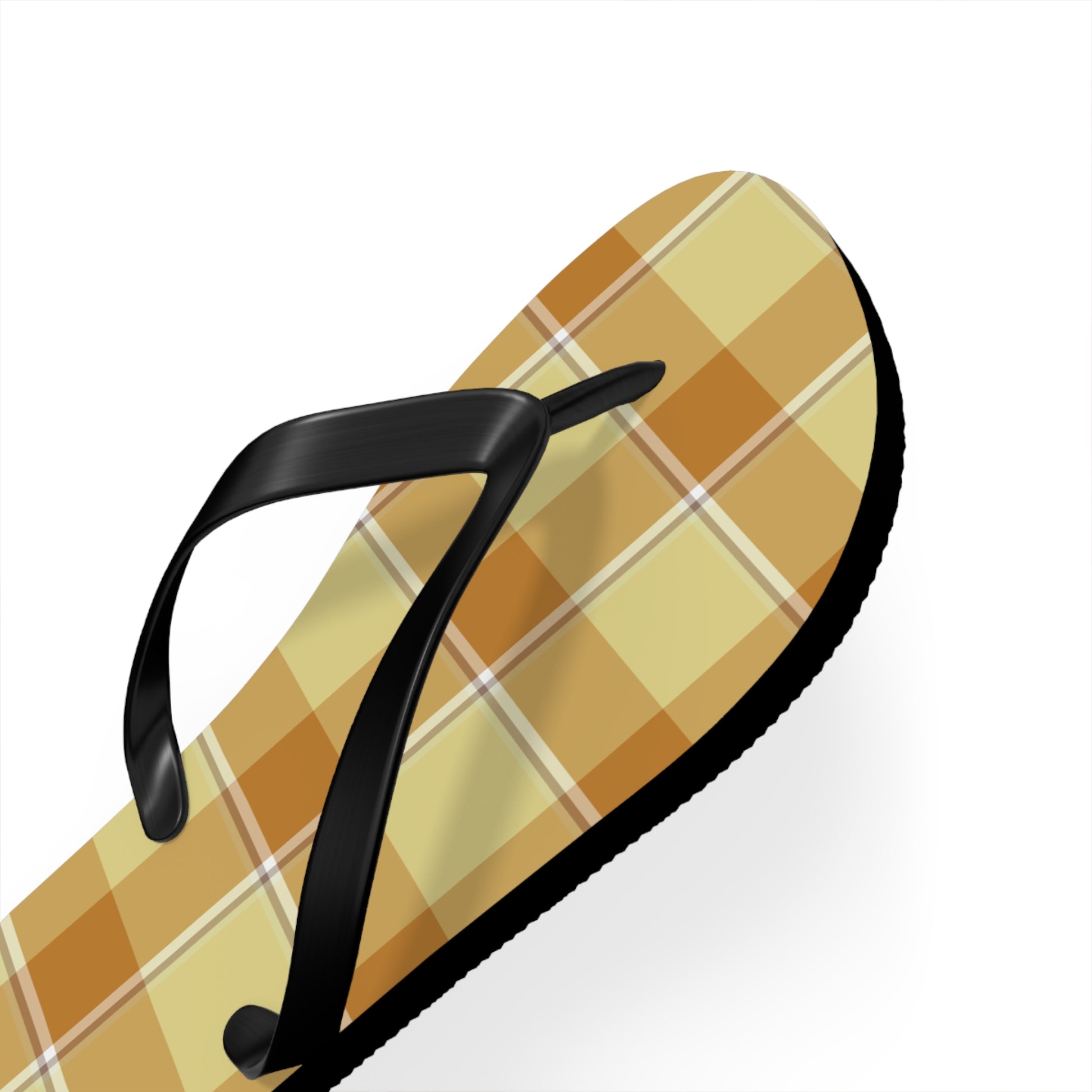 Stylish Plaid Flip Flops | Summer Beach Footwear, Pool Slide Sandals, Vacation Essentials, Casual Summer Fashion, Gift for Him/Her - Celtic Scents