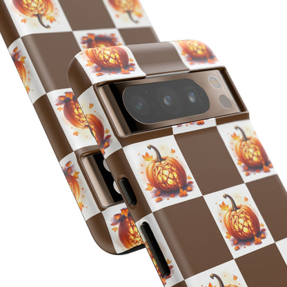 Pumpkin Phone Case, Fall Decor, Halloween Gift, Autumn Accessories, Cute Smartphone Cover, Tough Cases