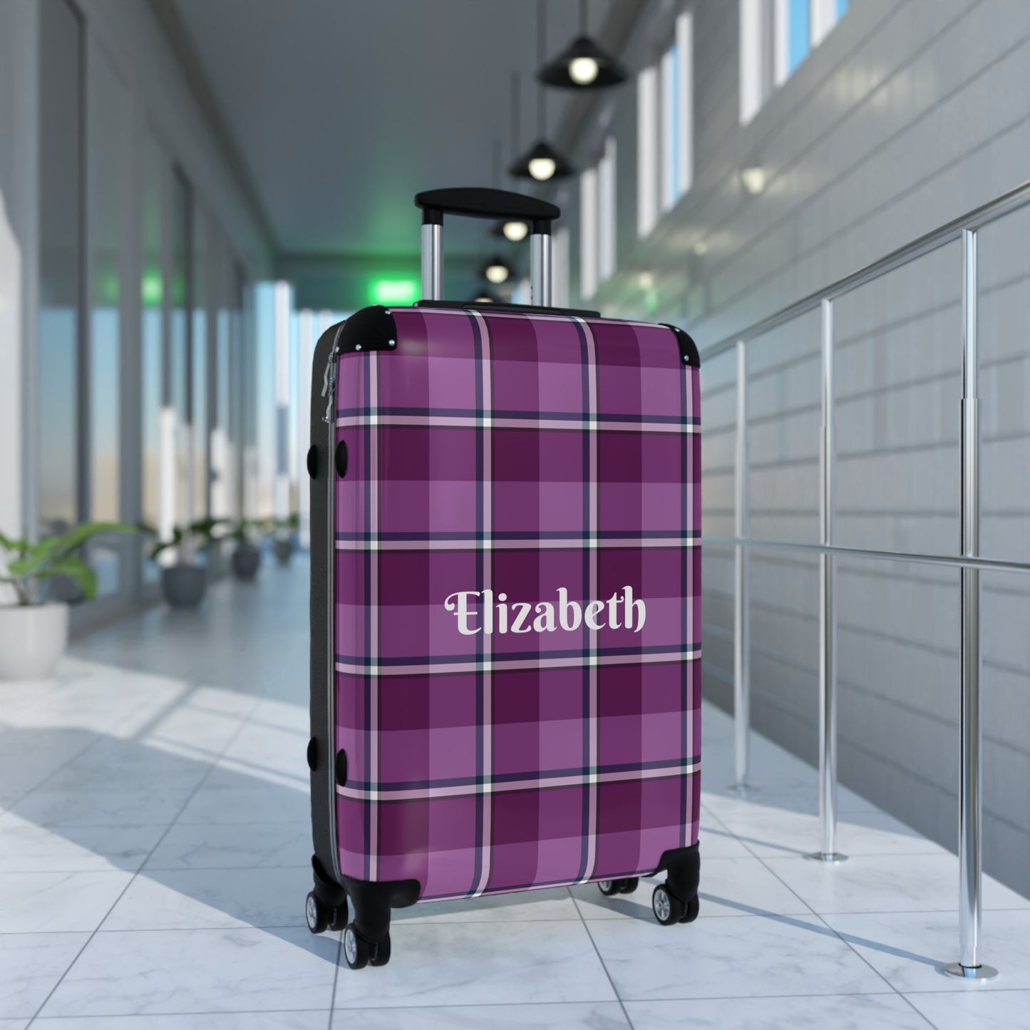 Personalized Suitcase, Travel Luggage, Custom Name Carry-On, Monogrammed Travel Bag, Stylish Airport Essentials - Celtic Scents
