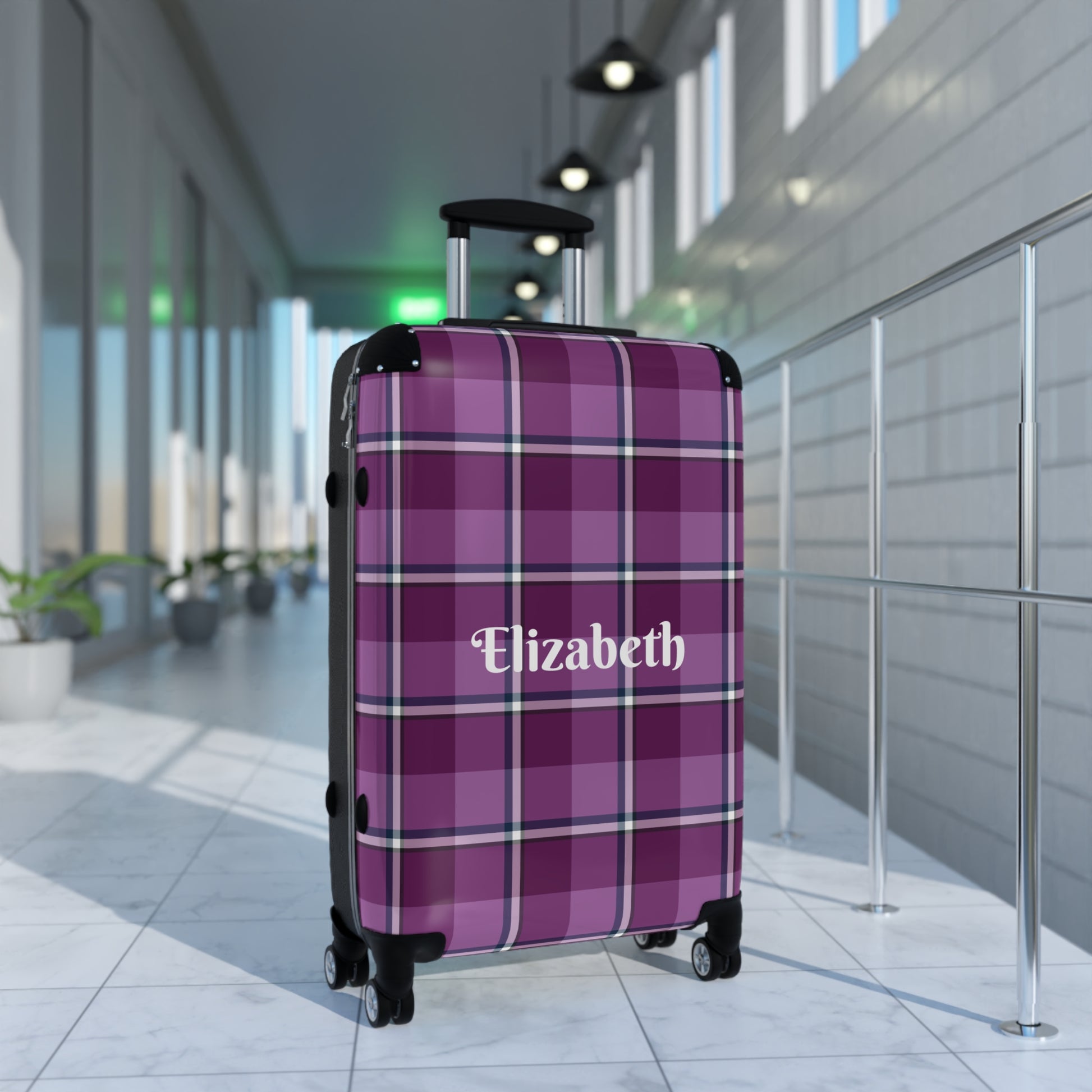Personalized Suitcase, Travel Luggage, Custom Name Carry-On, Monogrammed Travel Bag, Stylish Airport Essentials - Celtic Scents