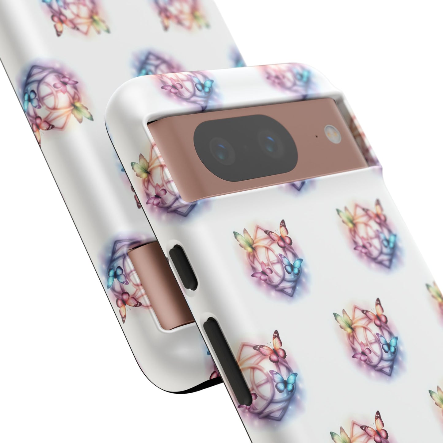 Colorful Butterflies Phone Case, Tough Cases, Cute Butterfly Lover Gift, Trendy Phone Cover, Nature Print Case