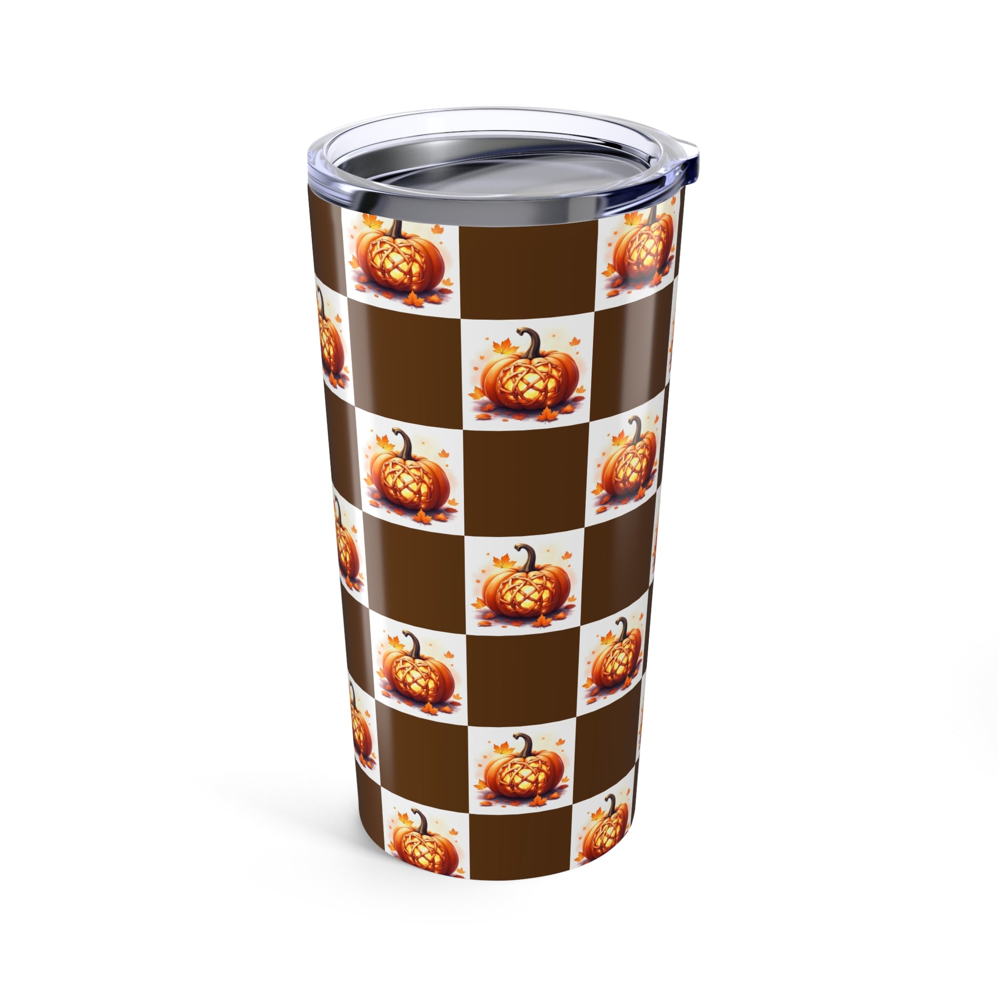 Fall Harvest Pumpkin Tumbler 20oz | Autumn Coffee Cup, Seasonal Drinkware, Halloween Gift, Pumpkin Spice Lover, Thanksgiving Decor - Celtic Scents