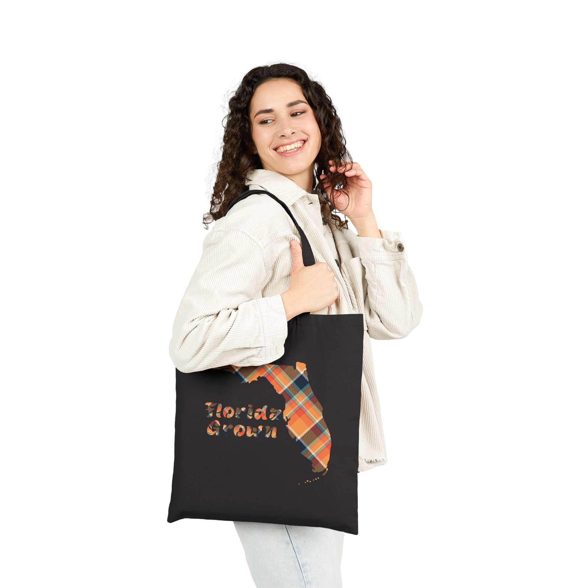 Personalized Florida Grown Tote Bag, Eco-Friendly Cotton Bag, Reusable Shopping Tote, Custom Name Gift, Travel Bag - Celtic Scents