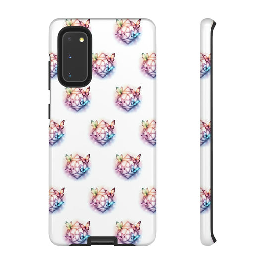 Colorful Butterflies Phone Case, Tough Cases, Cute Butterfly Lover Gift, Trendy Phone Cover, Nature Print Case - Celtic Scents
