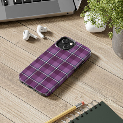 Plaid Tough Phone Case, Stylish Cell Phone Cover for All Occasions, Perfect Gift for Tech Lovers - Celtic Scents