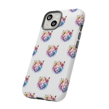 Colorful Butterflies Phone Case, Tough Cases, Cute Butterfly Lover Gift, Trendy Phone Cover, Nature Print Case