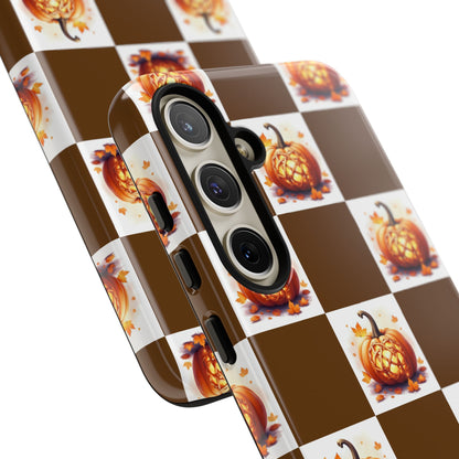 Pumpkin Phone Case, Fall Decor, Halloween Gift, Autumn Accessories, Cute Smartphone Cover, Tough Cases