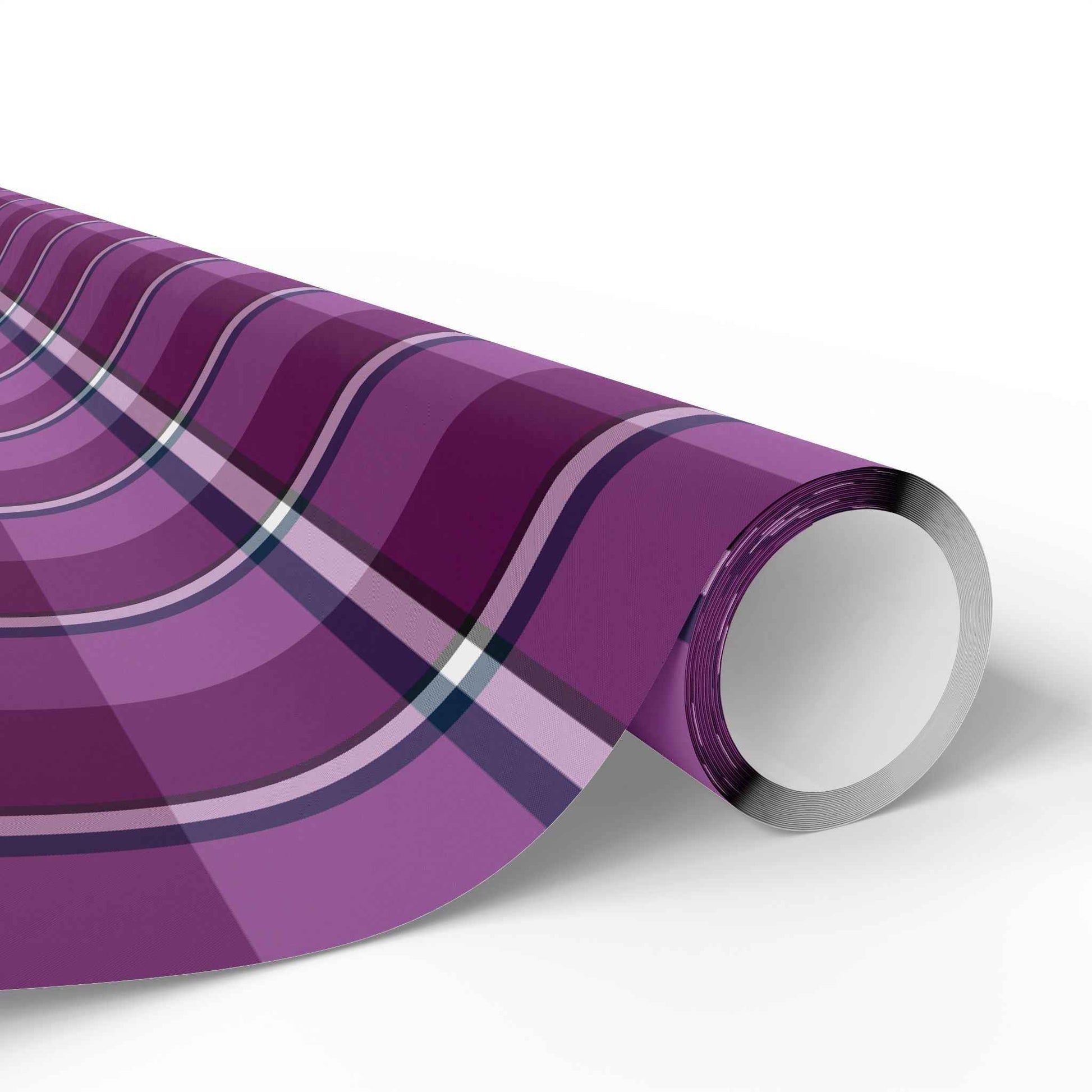 Chic Purple Wrapping Paper, Gift Wrap for Birthdays, Holidays, Special Occasions, Elegant Gift Decor