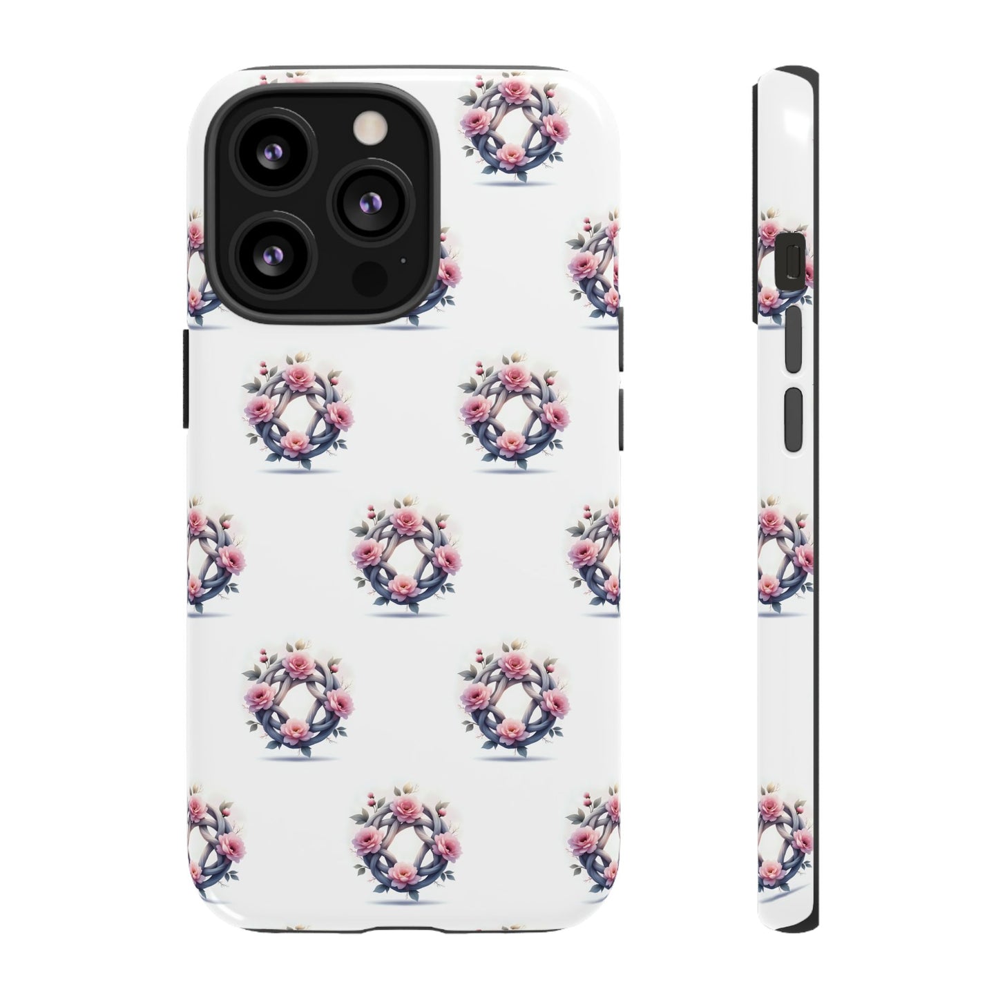 Floral Phone Case, Tough Cases for Women, Cute Celtic Knot Floral Design iPhone Cover, Gift for Her, Stylish Tech Accessories - Celtic Scents