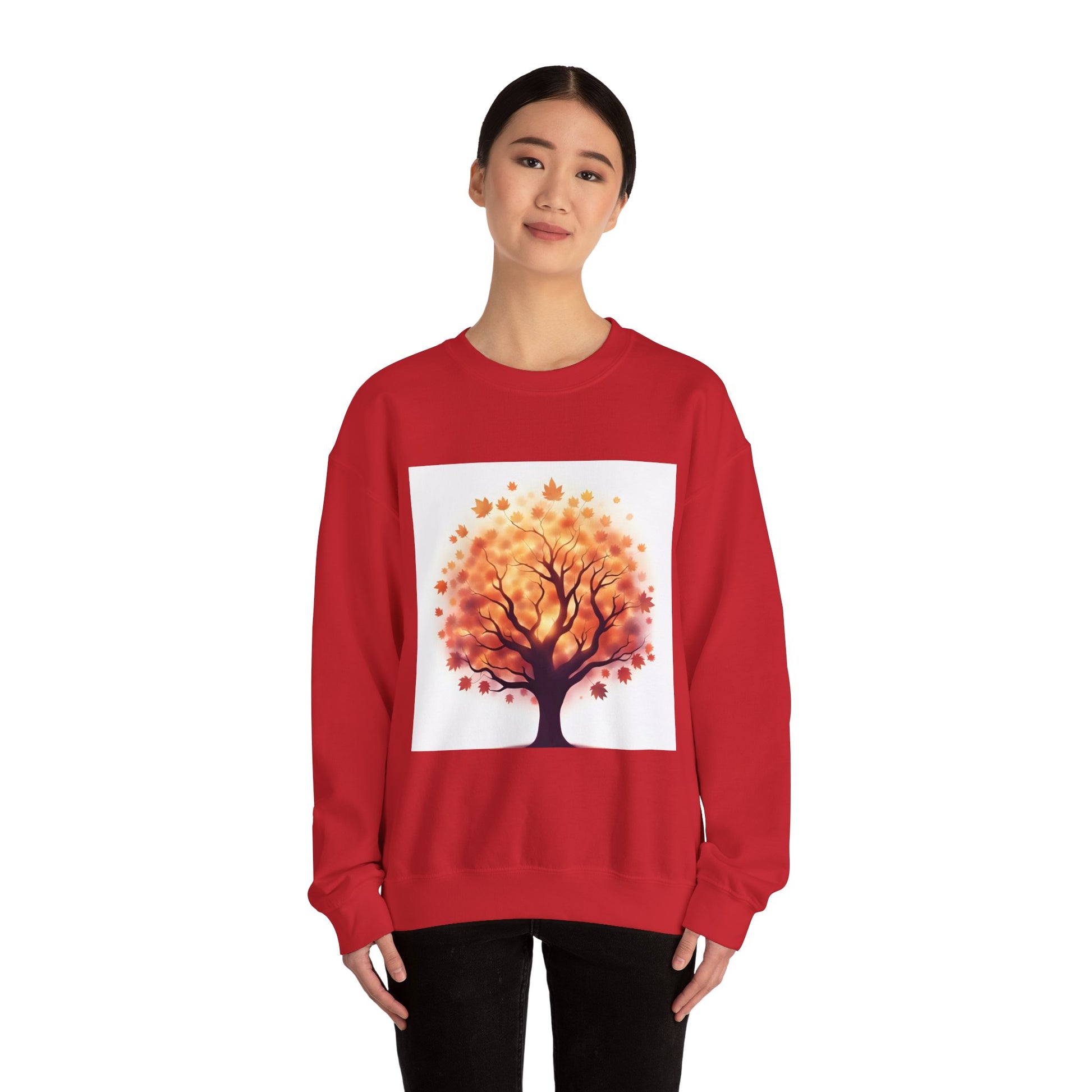 Autumn Tree Sweatshirt | Cozy Fall Apparel, Gift for Nature Lovers, Unisex Crewneck, Tree Design Sweatshirt, Ideal for Thanksgiving - Celtic Scents