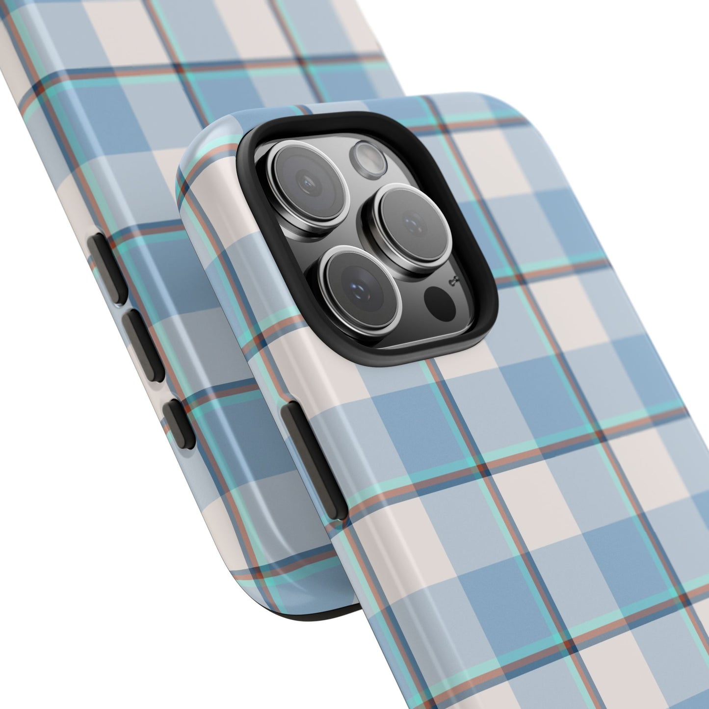 Winter Plaid Tough Phone Cases for Protection, Gift for Teens, Trendy Phone Accessories, Stylish Shield, Holiday Gift Ideas