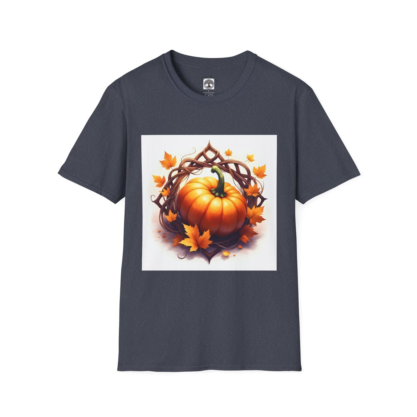 Autumn Pumpkin T-Shirt, Fall Tee, Halloween Shirt, Harvest Apparel, Thanksgiving Gift, Cozy Unisex Top - Celtic Scents