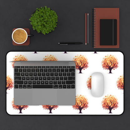 Autumn Tree Desk Mat - Cozy Office Decor, Workspace Accessory, Gift for Nature Lovers, Seasonal Decoration, Fall Theme - Celtic Scents
