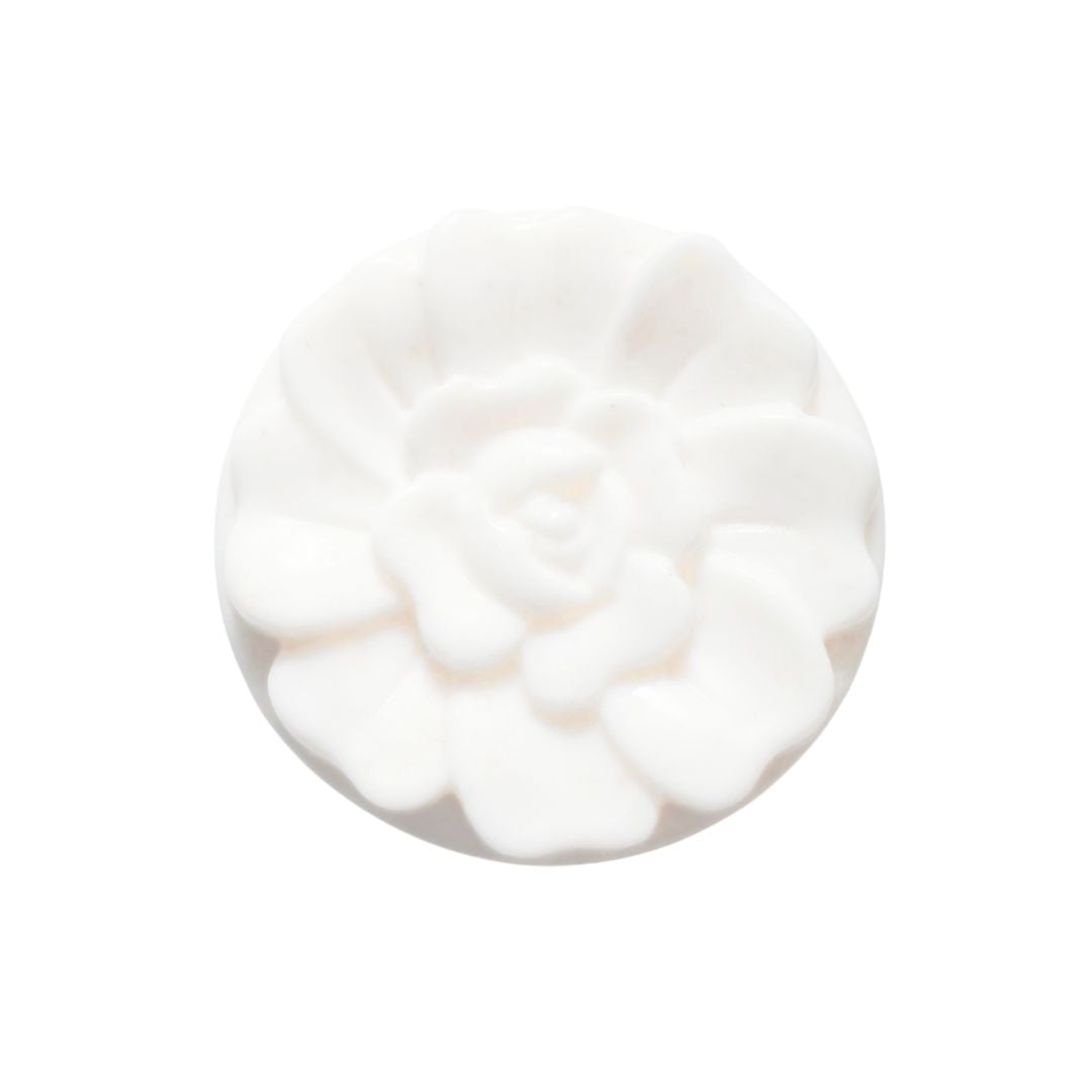 Lotion Bar 2 oz Handmade, Use For Daily Moisturizing or Tension Massages, Round Flower