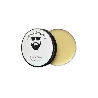 Beard Balm 2 oz Handmade in the USA, Natural Ingredients with Beeswax and Shea Butter