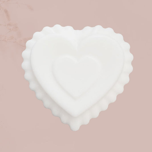 Shea Butter Soap 3 oz, Handmade, Nourishing, Good Lathering, High Quality, Spa Bath Aromatherapy, Heart Shaped