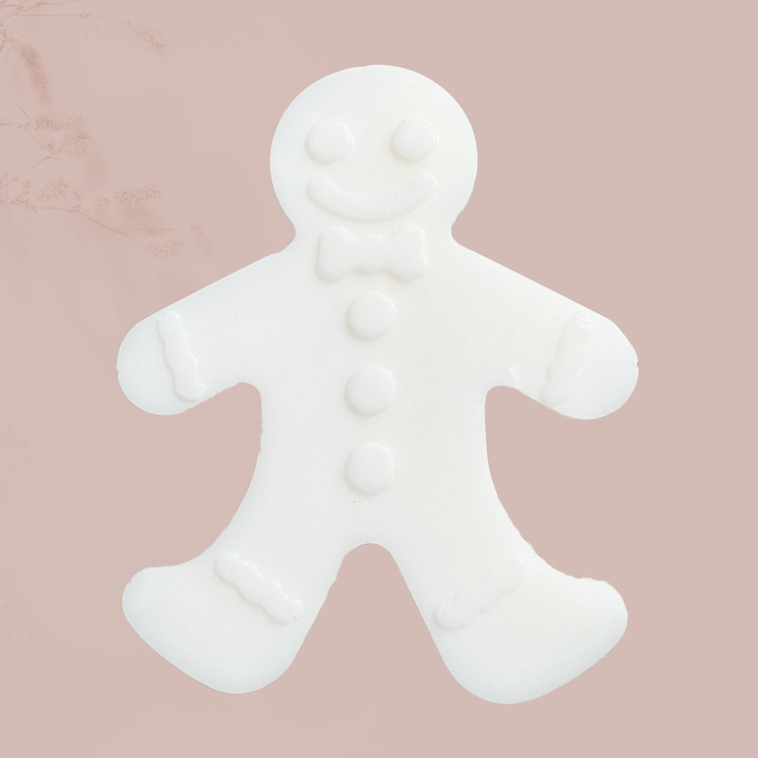 Shea Butter Soap 2.5 oz Handmade, Nourishing, Good Lathering, High Quality, Spa Bath Aromatherapy, Gingerbread Man Shaped